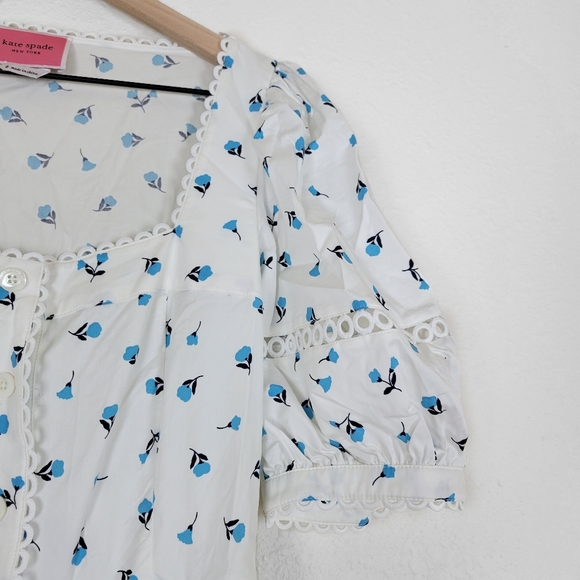 Kate Spade Dainty Poplin Bloom Dress - Picture 8 of 10